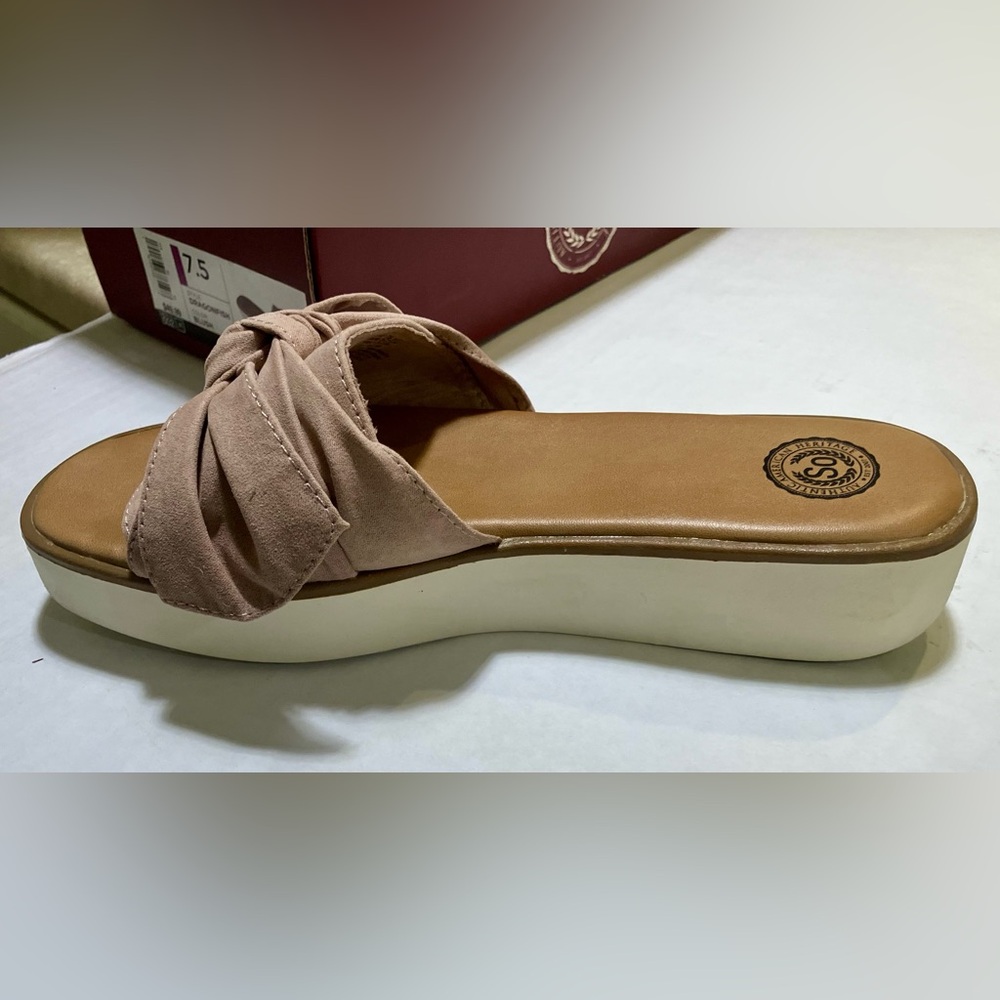 SO Blush Sandals with Bow Detail -Size 7.5 - Picture 3 of 8